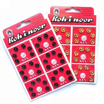 Кнопки металлические Koh-i-noor 8.5 см